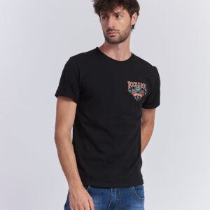 ROCK N ROLL PRINT T-SHIRT |