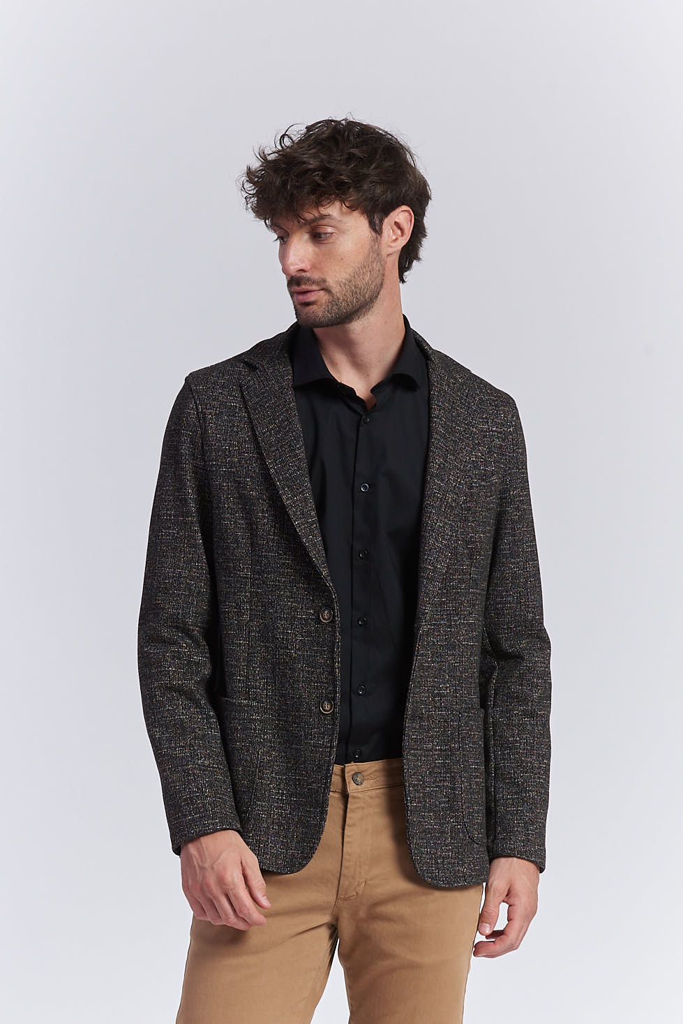 JACKET WITH MICRO PATTERN