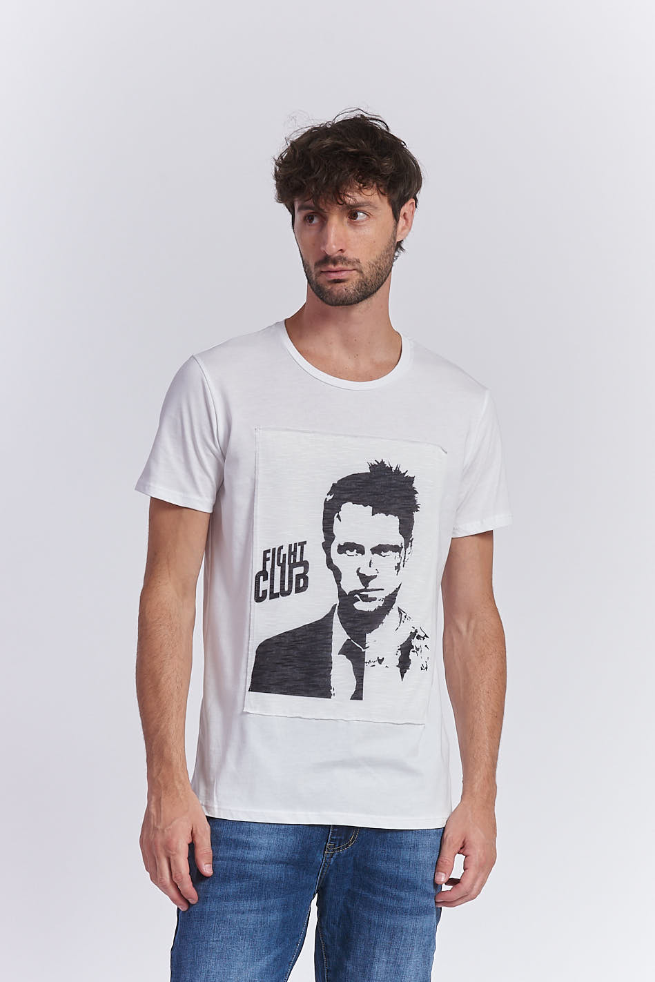 FIGHT CLUB PRINT JERSEY T-SHIRT