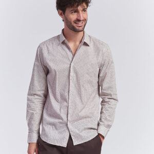 hu123_camicia-regulat-fit-microfantasy-1 HALB GEMUSTERTES HEMD MIT NORMALER PASSFORM |