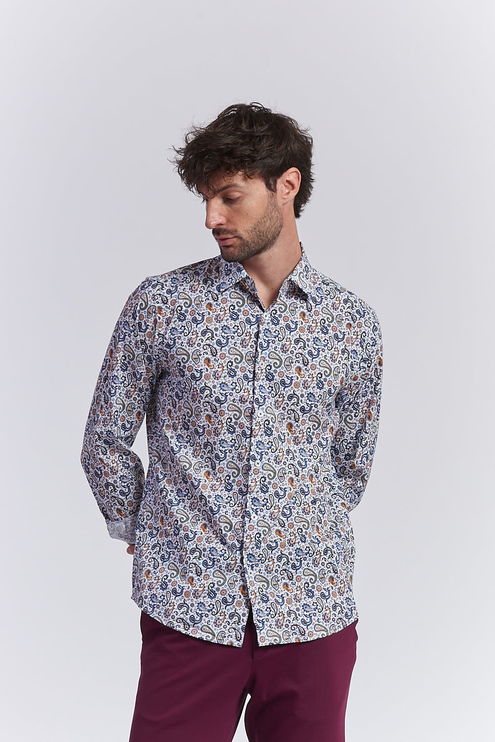 PATTERNED REGULAR-FIT SHIRT