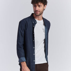 hu130_camicia-in-chambray_jeans CHAMBRAY SHIRT |