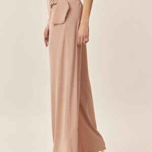 FLUID TROUSERS WITH DETAIL ON THE SIDE |