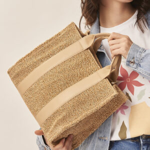 GAD005-BORS-A-MANO-EFFETTO-RAFFIA-BEIGE-471 RAFFIA-EFFECT HANDBAG |