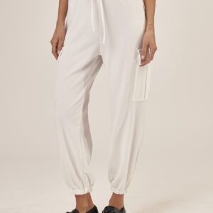 GD019-TASCONATO-SCUBA-CREPE-BIANCO-845 CREPE POCKET TROUSERS |