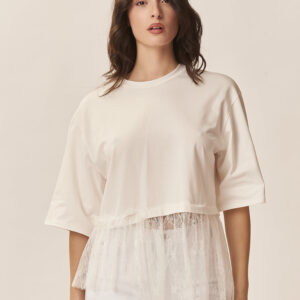 T-SHIRT WITH LACE |