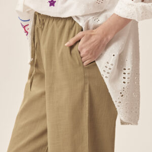 PALAZZO LINEN TROUSERS |