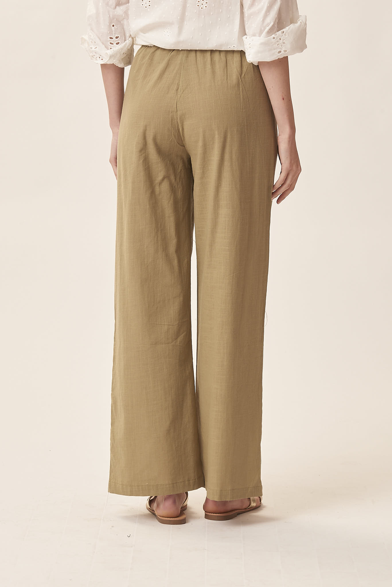 PALAZZO LINEN TROUSERS |