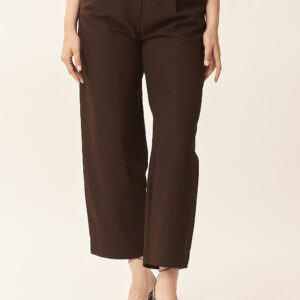 VISCOSE TROUSERS WITH PLEATS |