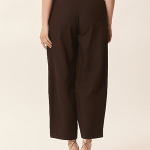 VISCOSE TROUSERS WITH PLEATS |
