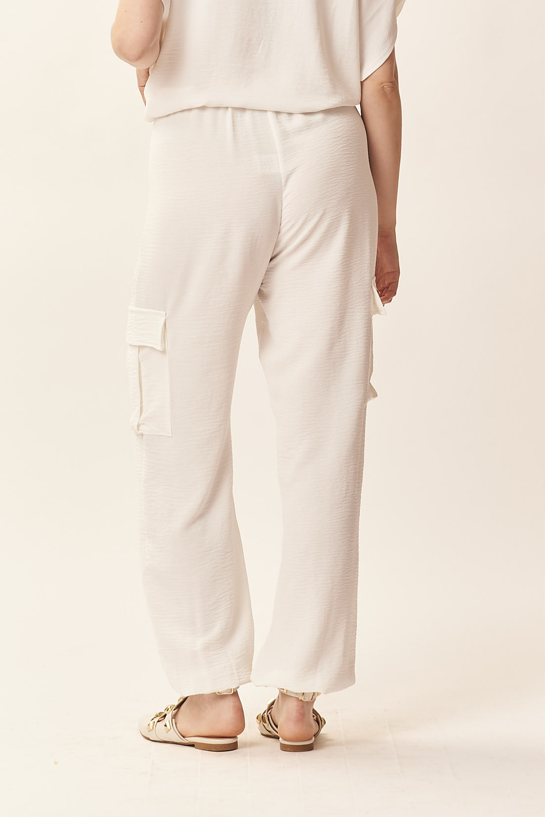 GD335PANTA-CARGO-TESS.-MOSSOBIANCO-1209-6 CARGO PANTS WAVY FABRIC |