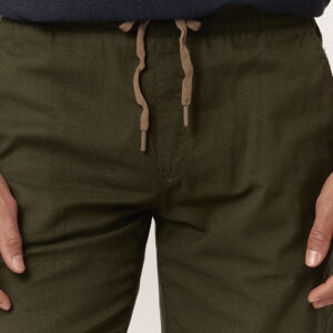 GU017-BERMUDA-LINO-BASIC-MILITARE-144-11 BERMUDA BASIC EFFETTO LINO |