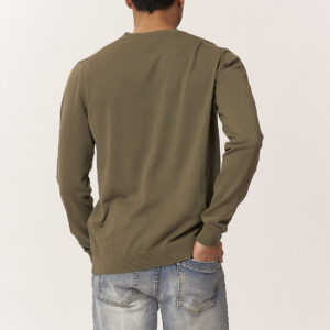 GU032-PARICOLLO-ML-BASIC-MILITARE-362 STRICKPULLOVER MIT STRUKTUR |