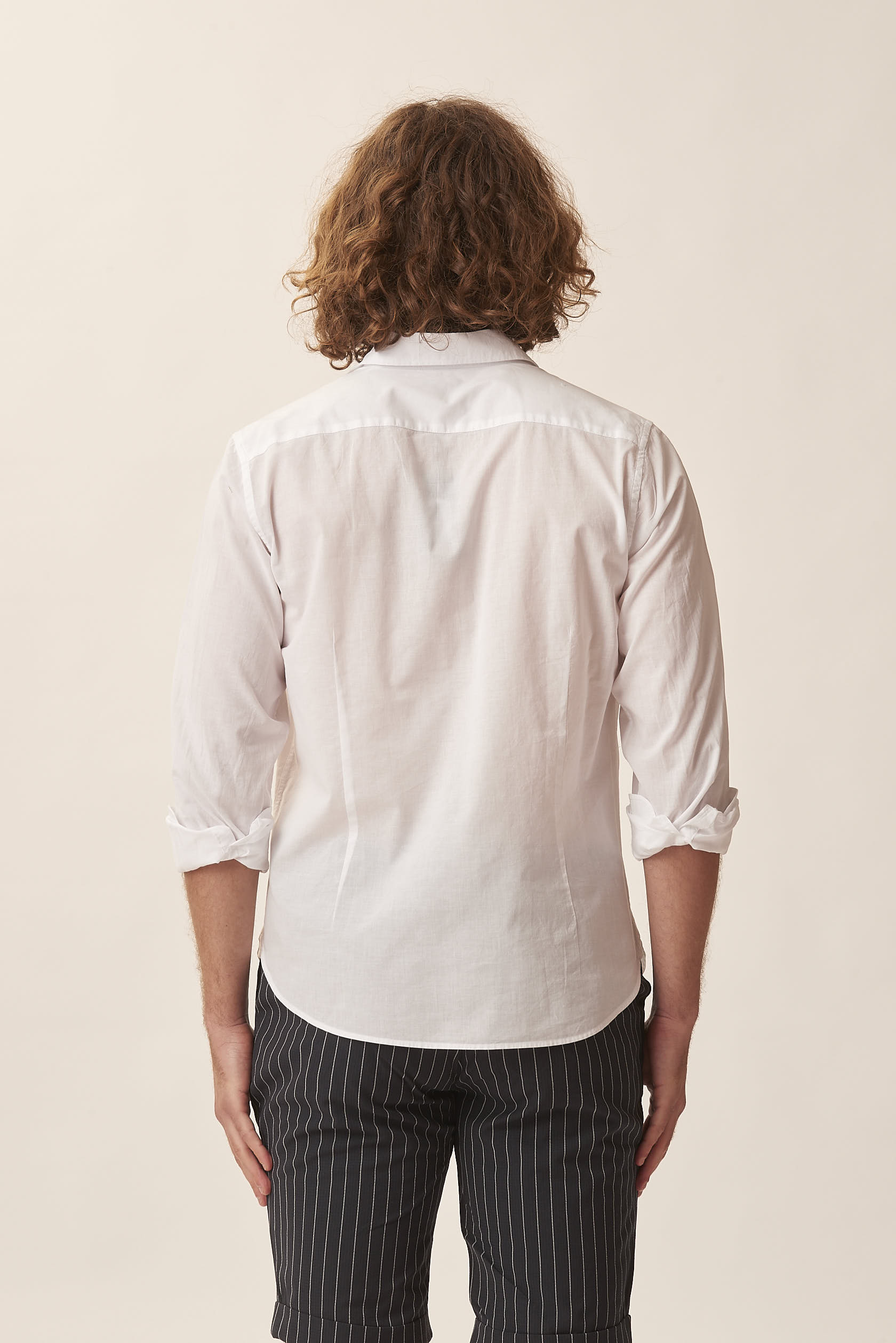 GU034-CAMICIA-COLLO-TA-ML-MUSSOLA-COTONE-BIANCO-164-6 COTTON SHIRT |