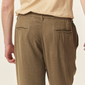 GU059-PANTA-TEX-LINO-MILITARE-390-6 LINEN BLEND TROUSERS |