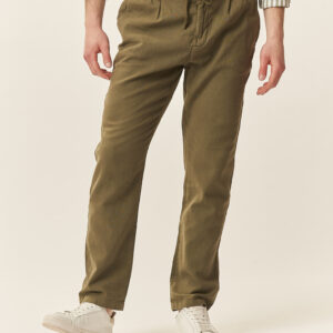 GU060-PANTA-LACCIO-MISTO-LINO-BASIC-MILITARE-456-5 PANTALONI MISTO LINO |