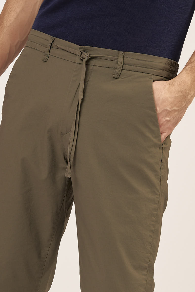 PANTALONI CHINO POPLING CON LACCIO |