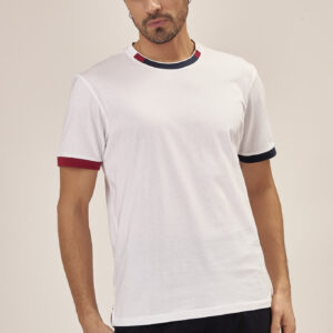 T-SHIRT PIQUET CONTRASTI |