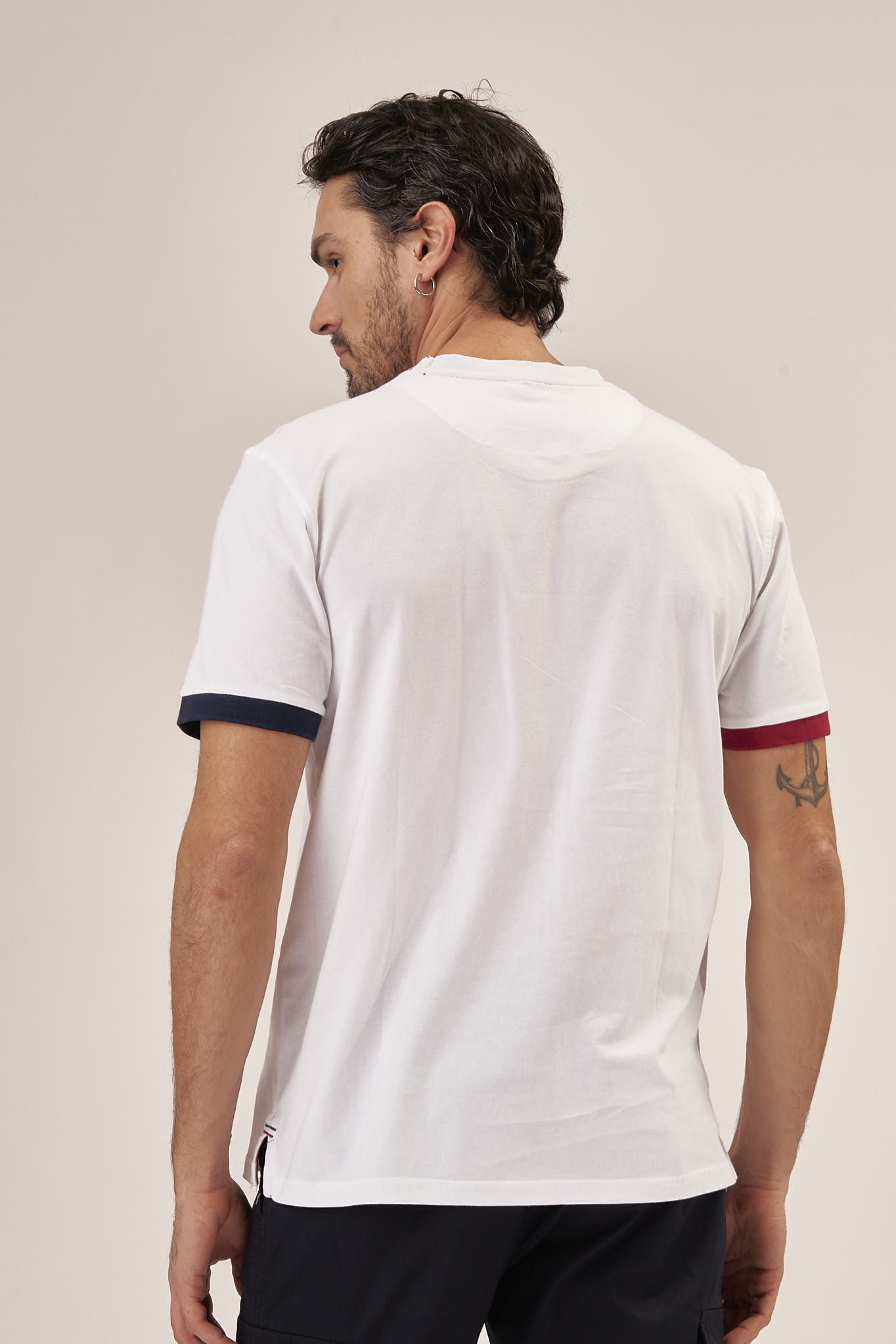 T-SHIRT PIQUET CONTRASTI |
