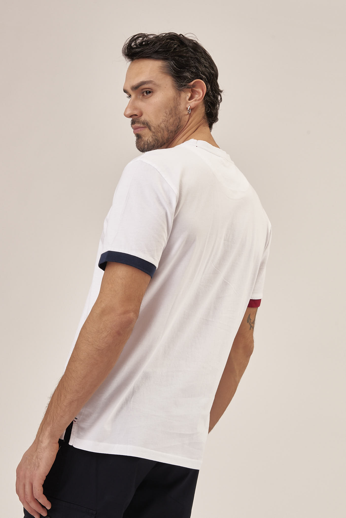 T-SHIRT PIQUET CONTRASTI |