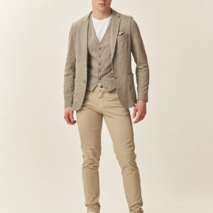 GU151-CHINO-GABARDINA-BASIC-SABBIA-906 PANTALONI IN CHINO |