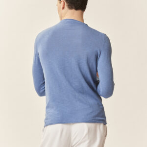GU169-PARICOLLO-CON-TASCHINO-FIAMMATO-JEANS-1170-5 PULLOVER MIT TASCHE |