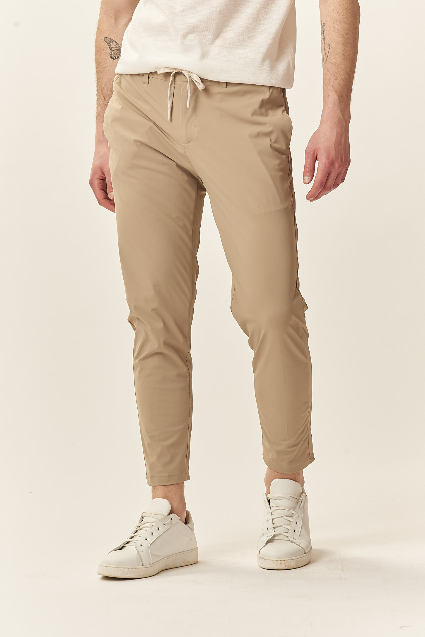 GU205-PANTALACCIO-TESS.TECNICO-FANGO-1517 TROUSERS TECHNICAL FABRIC |