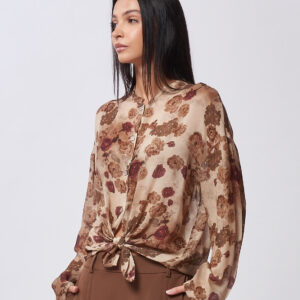 HD170-SHIRT-WOOL-VISCOSE-ROSE-MULTICOLOR-832 ROSE PRINT SHIRT |