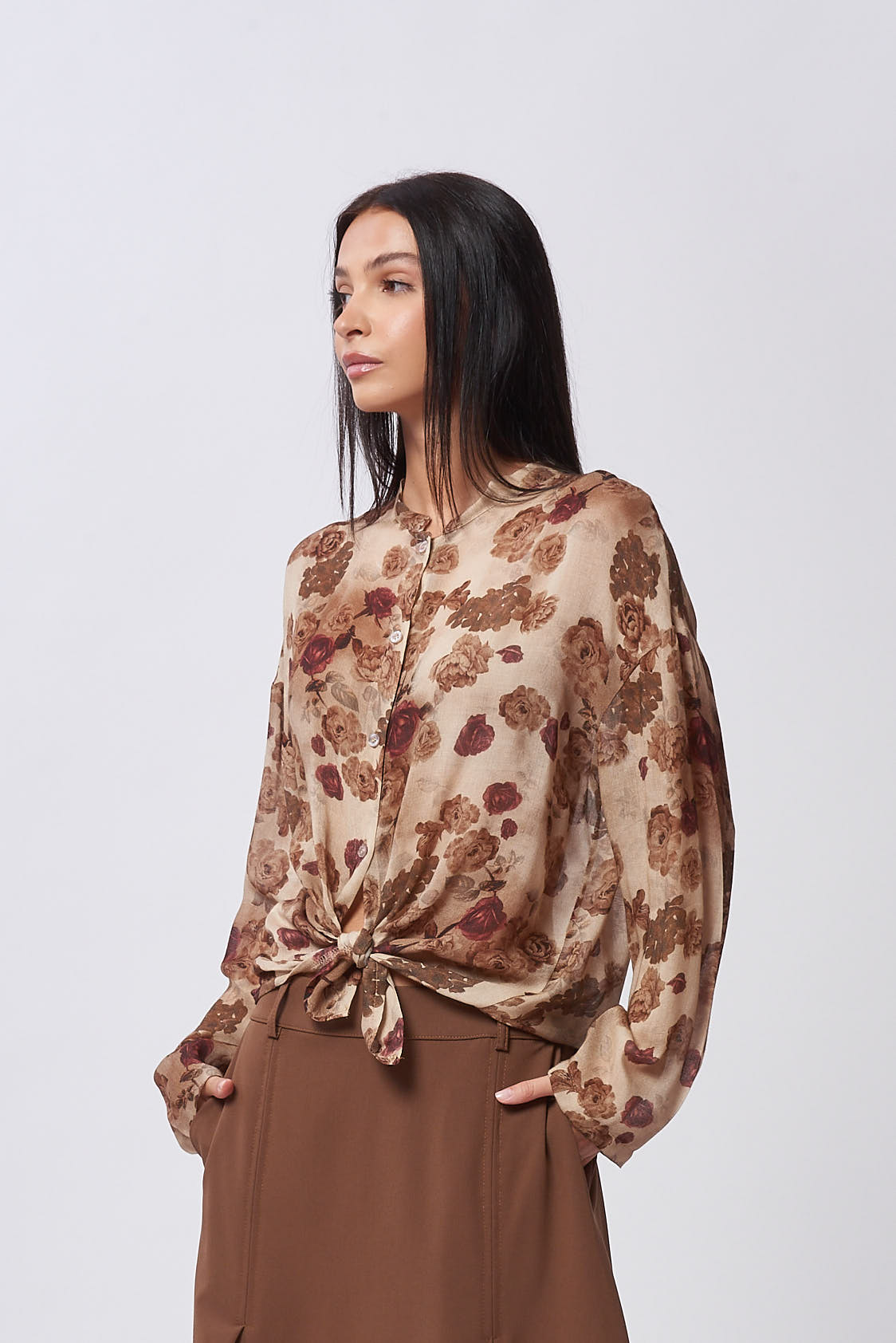 ROSE PRINT SHIRT