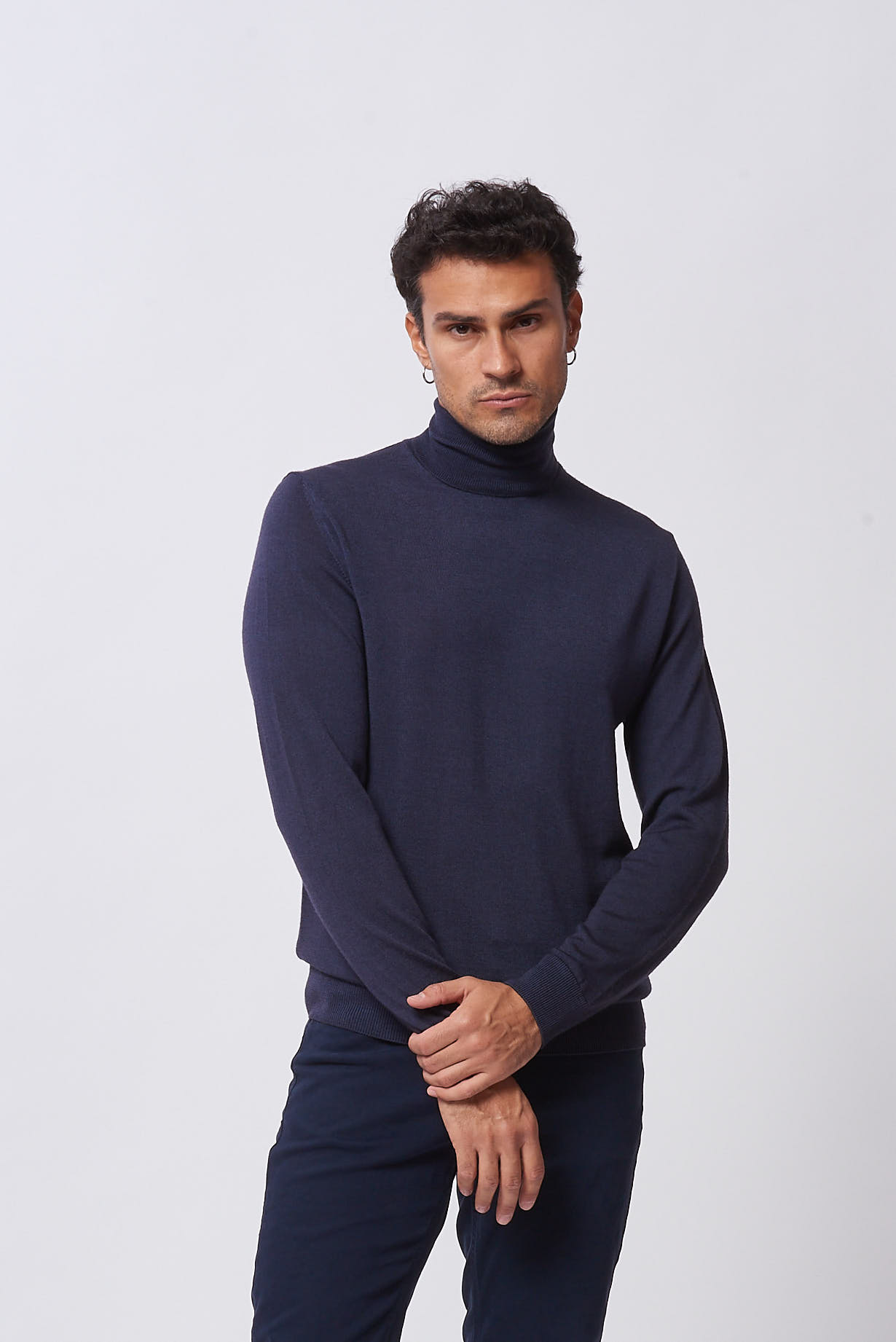 ROLLKRAGENPULLOVER AUS MERINOWOLLE |