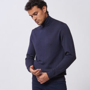 ROLLKRAGENPULLOVER AUS MERINOWOLLE |