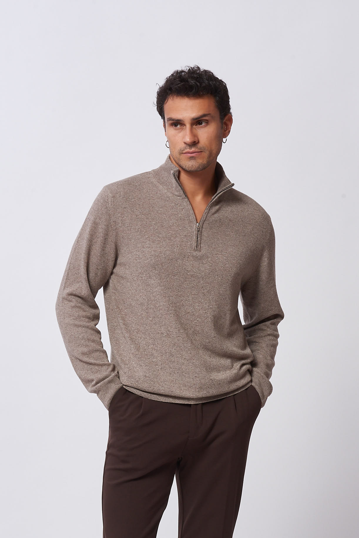 ROLLKRAGENPULLOVER AUS KASCHMIRMISCHUNG