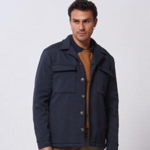 HU110-JACKET-COUPLED-POCKETS-BLUE-502 JACKET WITH LARGE POCKETS |