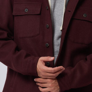 HU116-OVERSHIRT-IN-PANNO-BORDEAUX-577-2 CLOTH COAT |