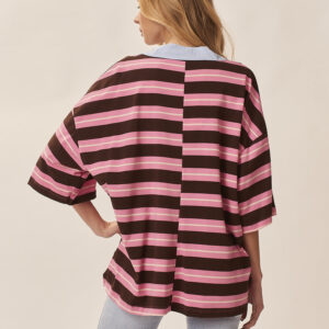 STRIPED JERSEY POLO SHIRT |