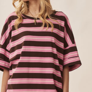 STRIPED COTTON T-SHIRT |