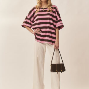 STRIPED COTTON T-SHIRT |