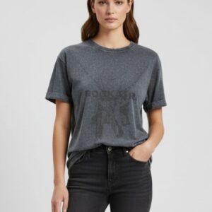 115 T-SHIRT MIT ROCK-PRINT |
