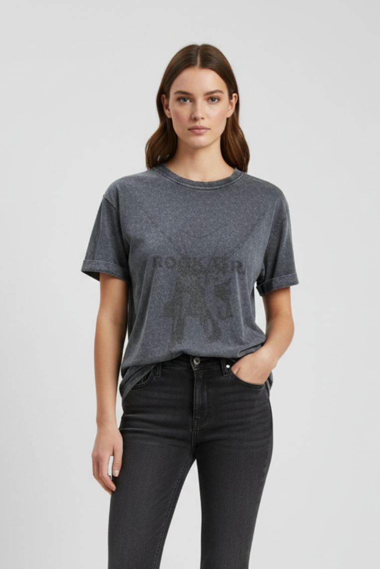 ROCK PRINT T-SHIRT