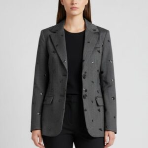12-2 BLAZER WITH SEQUIN APPLICATIONS |