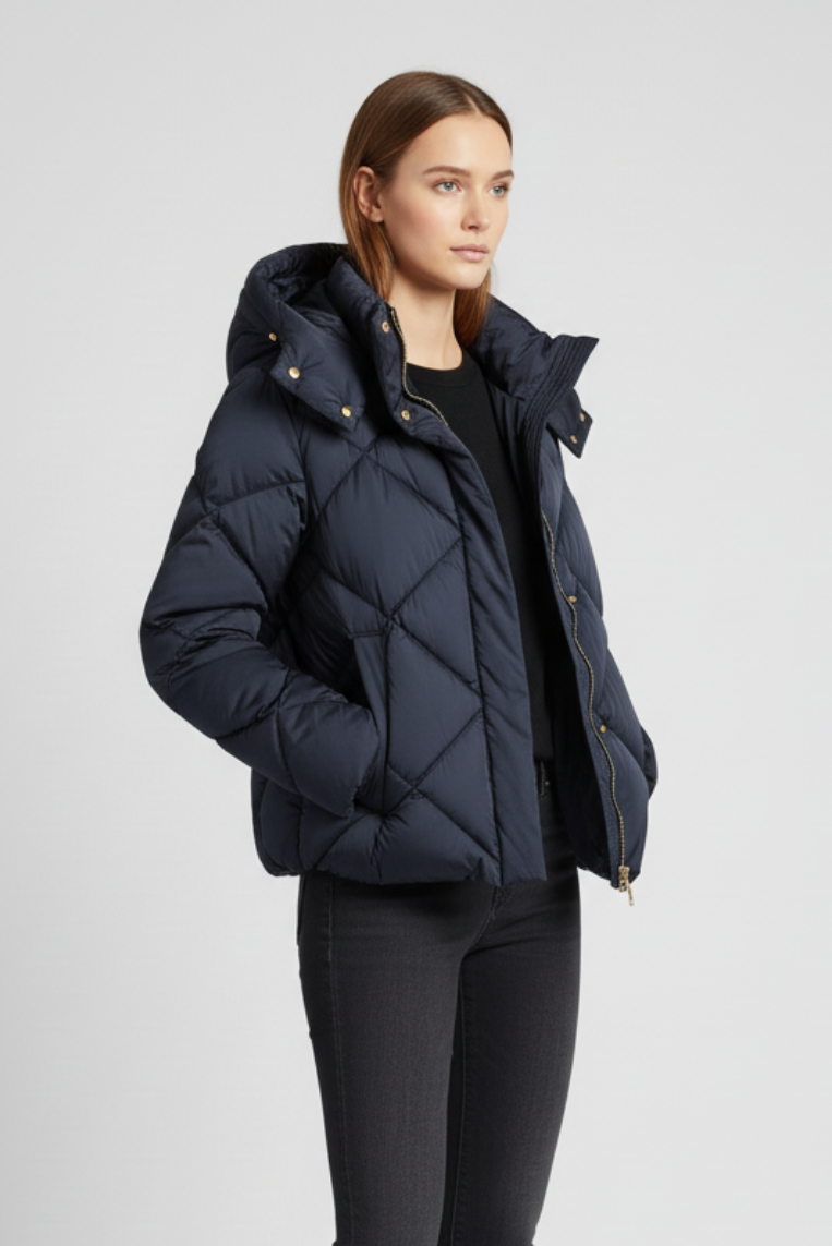 SHORT QUILTED DOWN JACKET |