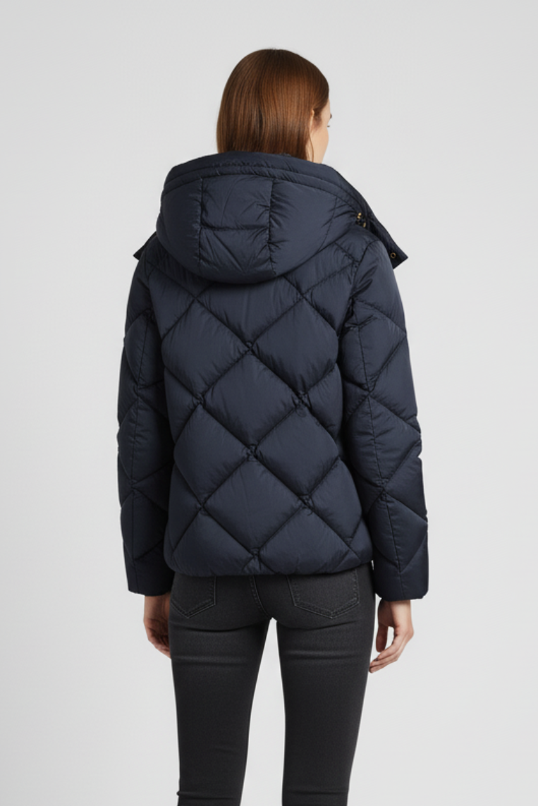 SHORT QUILTED DOWN JACKET |