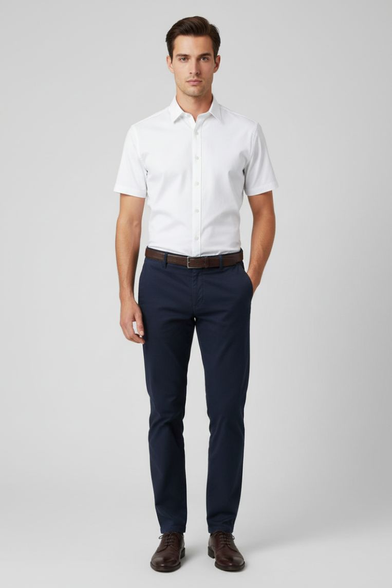 VELVET HAND CHINO TROUSERS