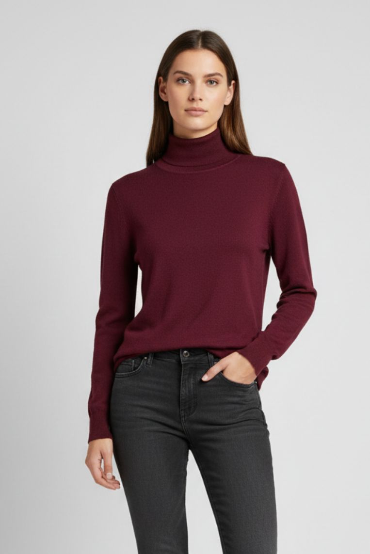 VISCOSE TURTLENECK