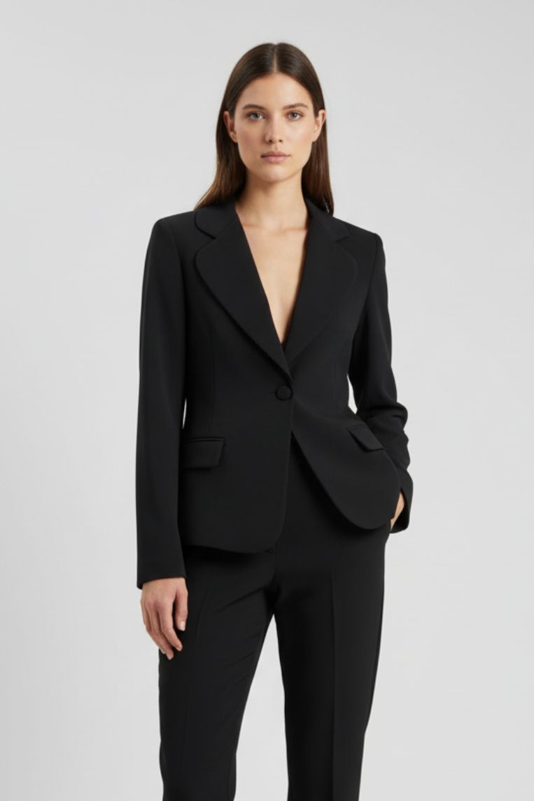 SLIM JACKET AUS TECHNISCHEM GEWEBE