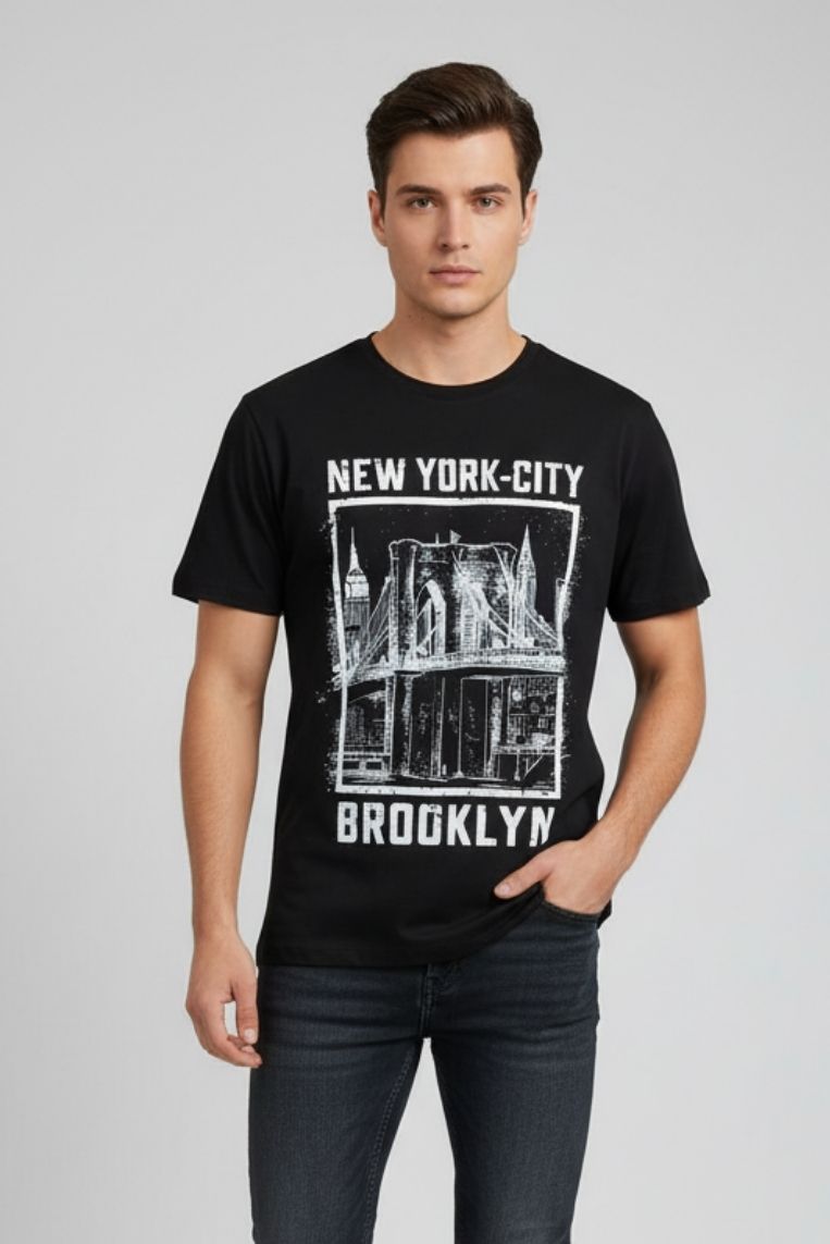 BROOKLYN CITY PRINT T-SHIRT