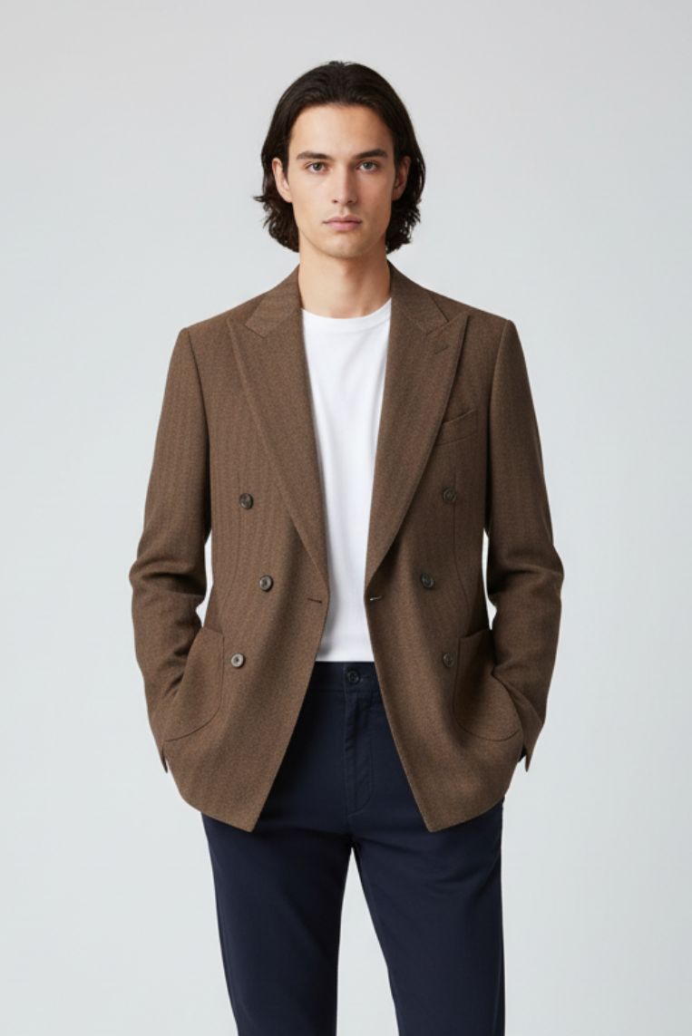 DOUBLE-BREASTED JACKET RESCA