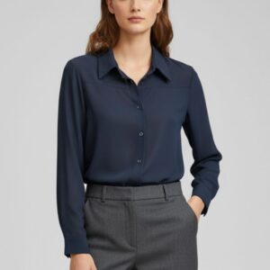 BASIC-HEMD AUS GEORGETTE |