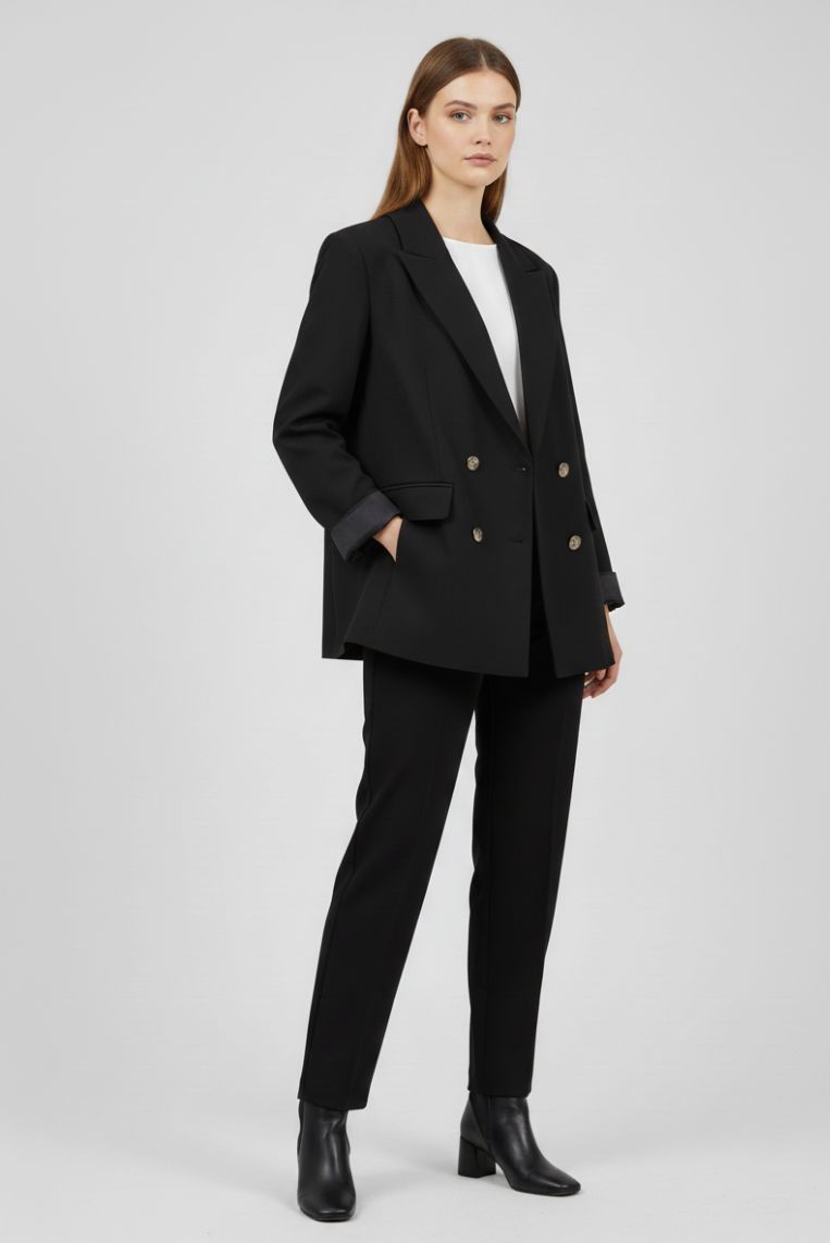 FLUID WOOL HAND TROUSERS