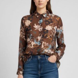 HD293-Shirt-Viskose-Wollblumen HEMD AUS VISKOSEWOLLE MIT BLUMEN |